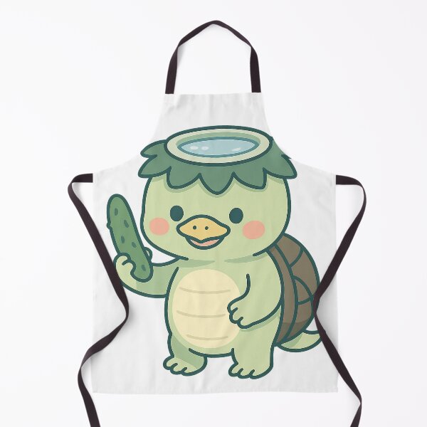 Item preview, Kawaii Kappa – River Spirit & Cucumber Lover designed and sold by NipponPop.
