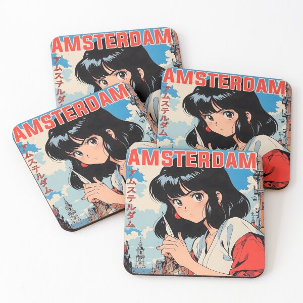 Item preview, Lost in Amsterdam – Anime Girl Cartoon designed and sold by Vicky021.