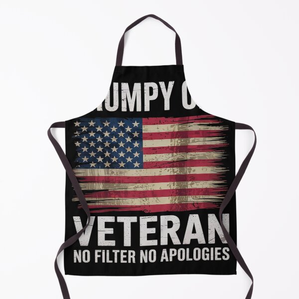 Item preview, Military Veteran Funny American Flag Grumpy Old Vet designed and sold by Nekusa.
