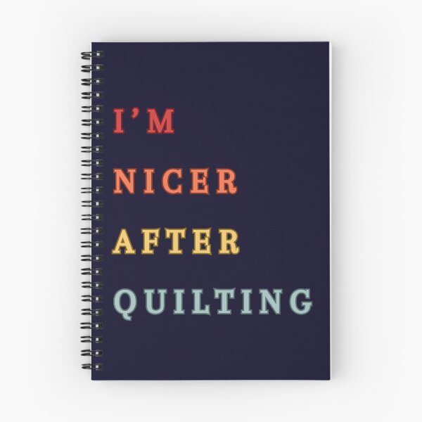 Item preview, I'm Nicer After Quilting Retro Style - Quilting lover designed and sold by Wiss2Arts.