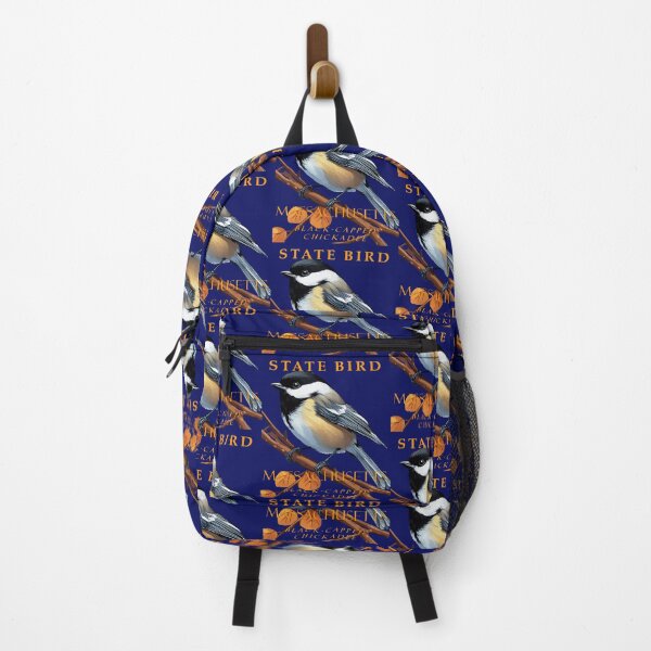 Item preview, Massachusetts Territory Bird The Black-Capped Chickadee v2 designed and sold by taiche.