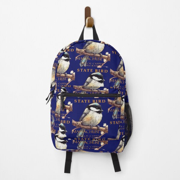 Item preview, Massachusetts Territory Bird The Black-Capped Chickadee v3 designed and sold by taiche.