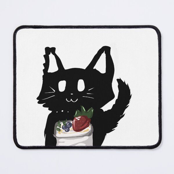 Item preview, Black kitten with yoghurt xx designed and sold by MysticRacoon6.