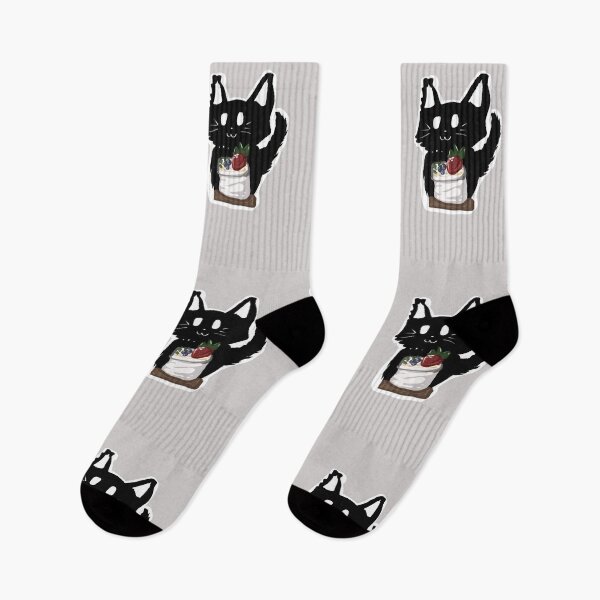 Item preview, Black kitten with yoghurt xx designed and sold by MysticRacoon6.