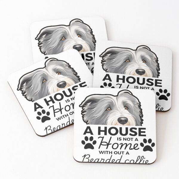 Item preview, Bearded Collie Ears – A House Is Not a Home Without a Bearded Collie designed and sold by GoodyPaws.