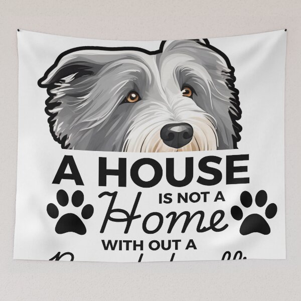 Item preview, Bearded Collie Ears – A House Is Not a Home Without a Bearded Collie designed and sold by GoodyPaws.