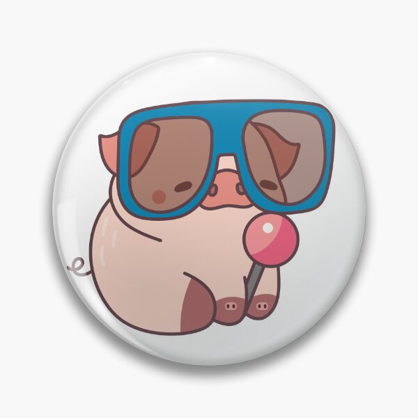Item preview, wearing cooling glass classic pig sticker designed and sold by anandsiva2703.