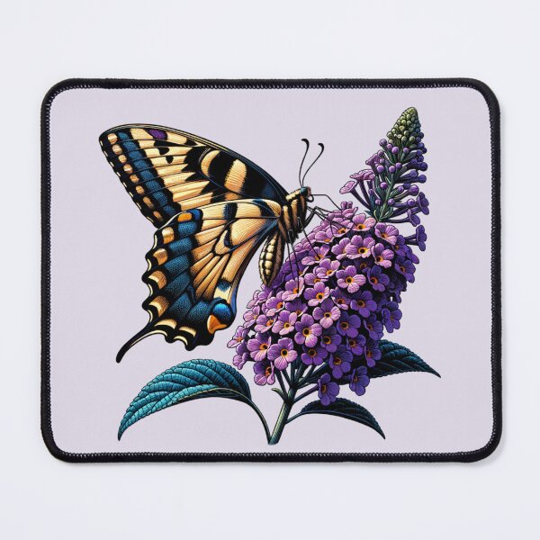 Item preview, Swallowtail Butterfly on Buddleia designed and sold by Catherine Harrison.