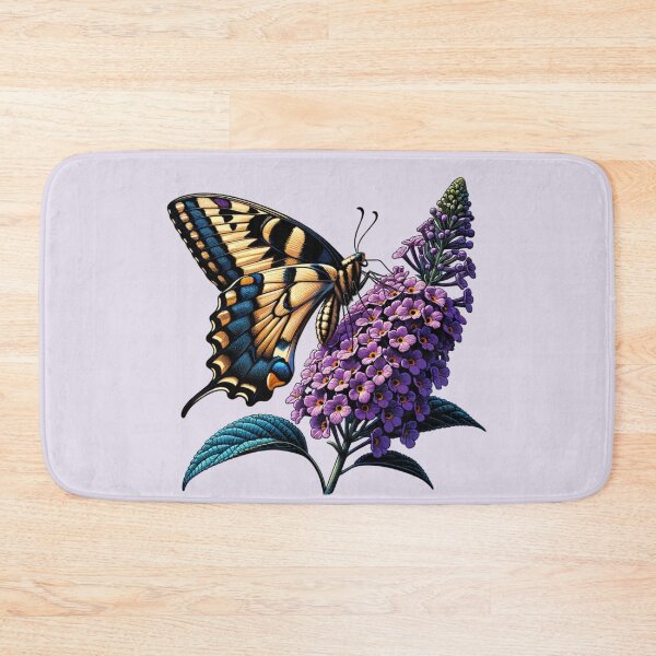 Item preview, Swallowtail Butterfly on Buddleia designed and sold by Catherine Harrison.