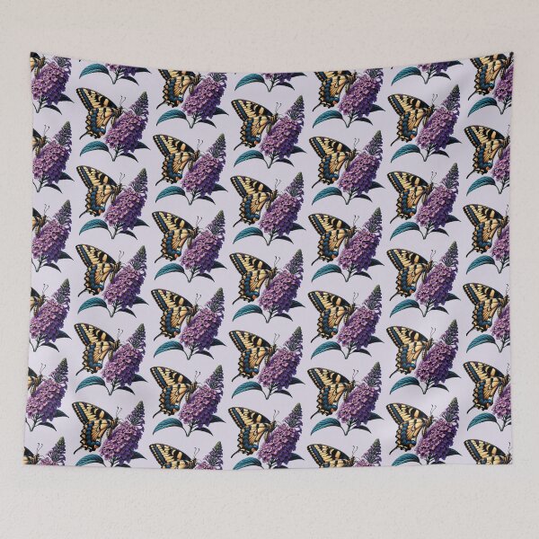 Item preview, Swallowtail Butterfly on Buddleia designed and sold by Catherine Harrison.