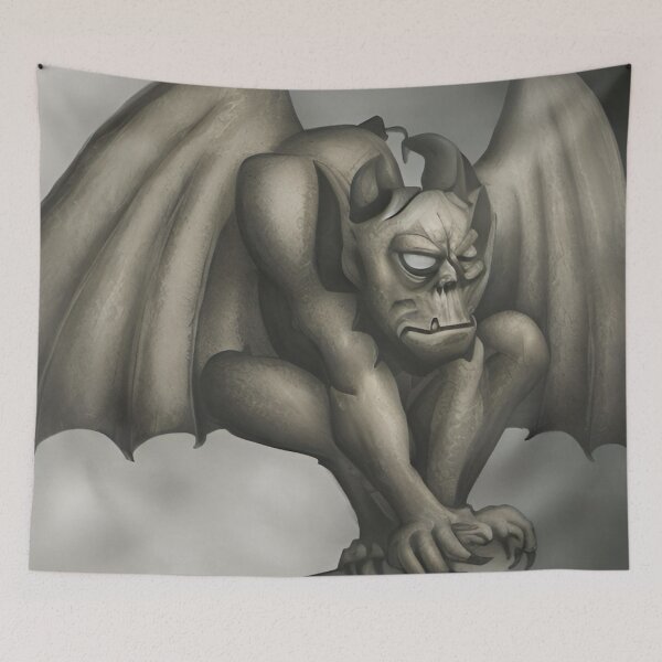 Item preview, Grotesque gargoyle guarding grandiose gothicness  designed and sold by Glenbobagins.