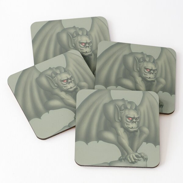 Item preview, Green hued Grotesque gargoyle guarding grandiose gothicness  designed and sold by Glenbobagins.
