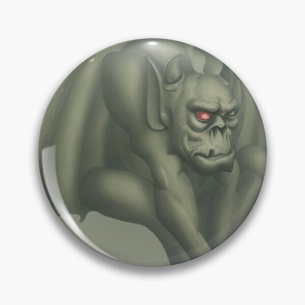 Item preview, Green hued Grotesque gargoyle guarding grandiose gothicness  designed and sold by Glenbobagins.