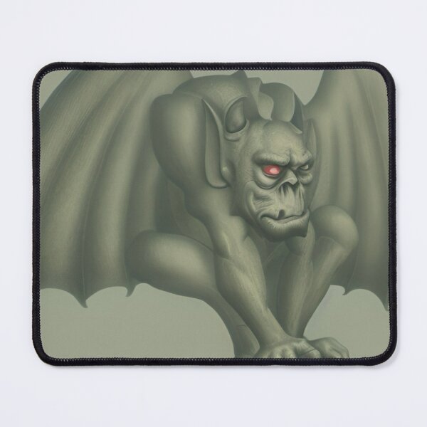 Item preview, Green hued Grotesque gargoyle guarding grandiose gothicness  designed and sold by Glenbobagins.