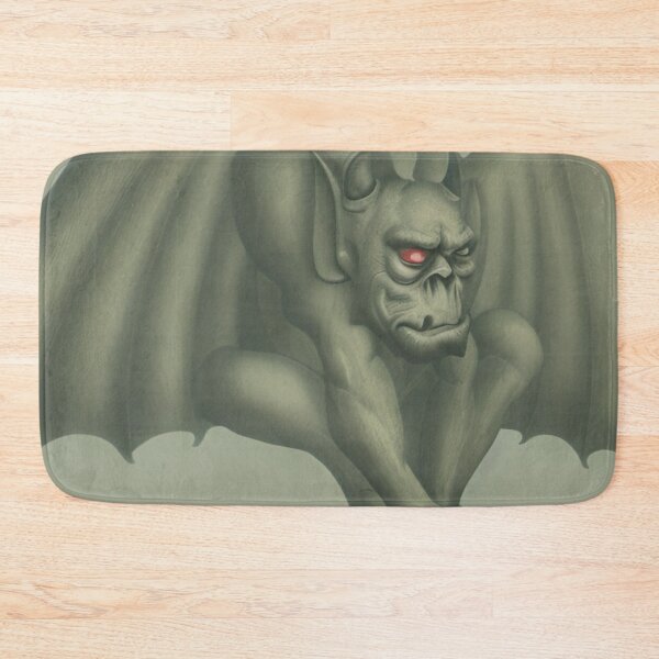 Item preview, Green hued Grotesque gargoyle guarding grandiose gothicness  designed and sold by Glenbobagins.