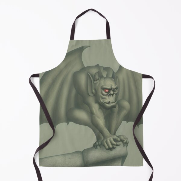 Item preview, Green hued Grotesque gargoyle guarding grandiose gothicness designed and sold by Glenbobagins.