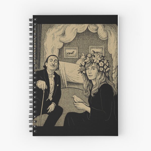 Item preview, The Surrealists Ball - Dali and the Flower Crown Lady designed and sold by Electric Menagerie.