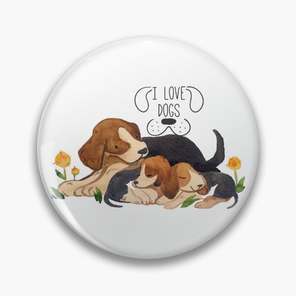 Item preview, love dogs classic tshirt and sticker designed and sold by anandsiva2703.
