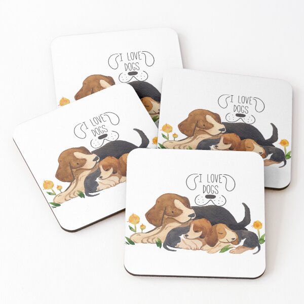 Item preview, love dogs classic tshirt and sticker designed and sold by anandsiva2703.