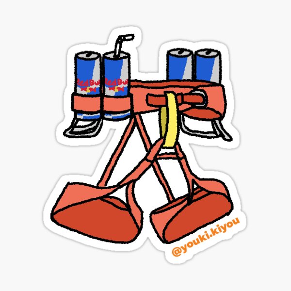 Item preview, Essential Climbing Gear (Harness+Redbull) designed and sold by Youkikiyou.
