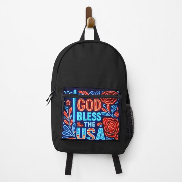 Item preview, Retro Boho Floral God Bless The USA Christian 4th Of July designed and sold by cawtoon.