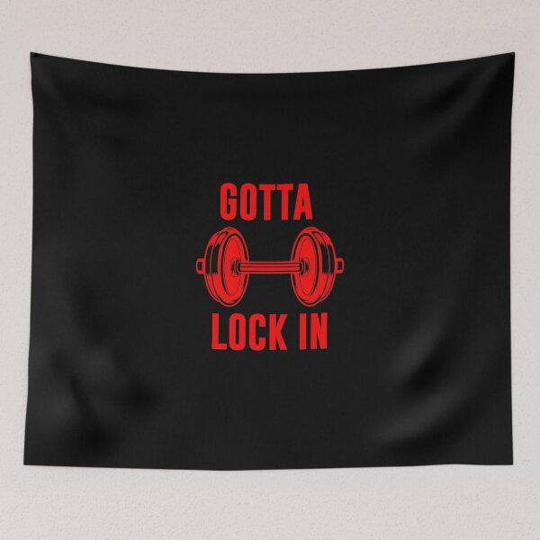 Item preview, Motivational Fitness Gotta Lock In designed and sold by UnshieldArt.