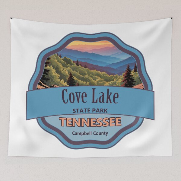 Item preview, Cove Lake State Park, Campbell County, Tennessee designed and sold by Wanderful-roads.