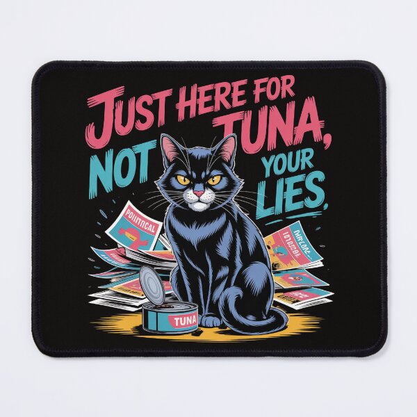 Item preview, I Will Not Yield To Disrespectful Men – Just Here For Tuna Not Your Lies Cat Shirt designed and sold by Slavicsoul.