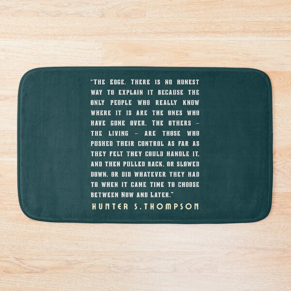 Item preview, Hunter S. Thompson quote: Life should not be a journey to the grave with the intention of arriving safely in a pretty and well preserved body, designed and sold by artbleed.