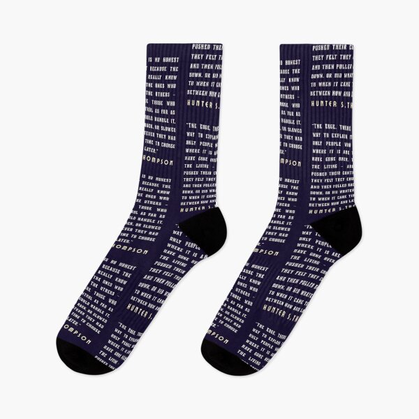 Item preview, Hunter S. Thompson quote: Life should not be a journey to the grave with the intention of arriving safely in a pretty and well preserved body, designed and sold by artbleed.
