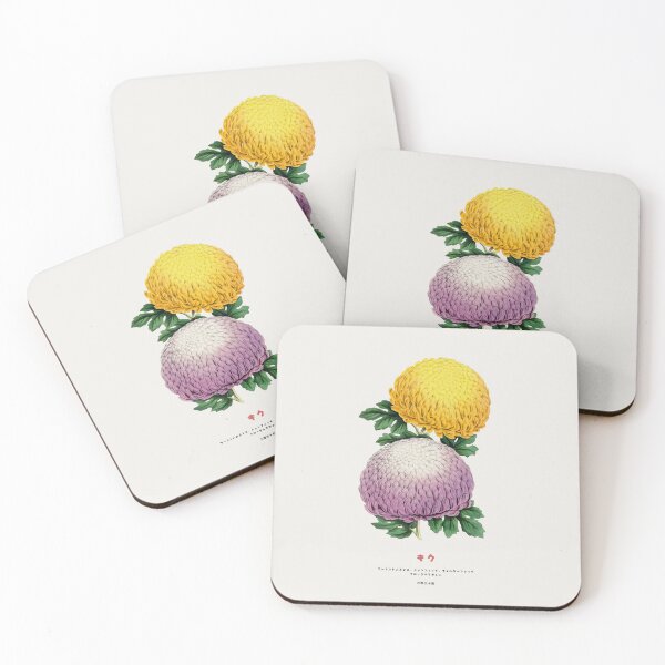 Item preview, Blooming Kiku Duo designed and sold by Vintagrafica.