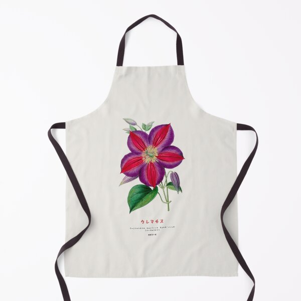 Item preview, Clematis Japanese Flower designed and sold by Vintagrafica.