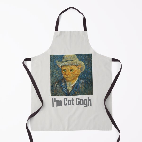 Item preview, Van Gogh Cat – Self Portrait Parody in Feline Style designed and sold by iamwonderkitty.