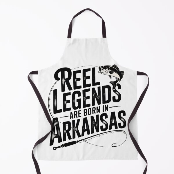 Item preview, Reel Legends Are Born in Arkansas – Funny Vintage Fishing designed and sold by Globalcitytees.