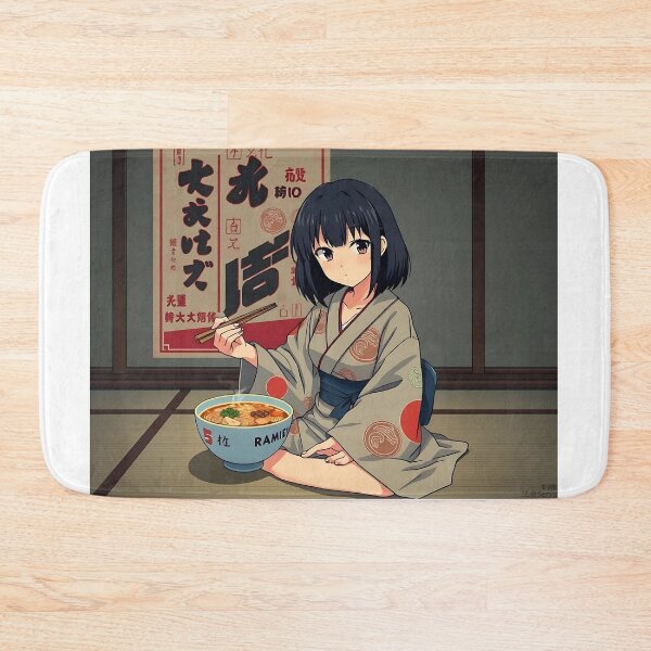 Item preview, Nostalgic Manga Ramen Girl designed and sold by Zazeyy.
