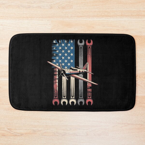 Item preview, Vintage Aviation and Tools: American Flag Airplane Design designed and sold by love3617.