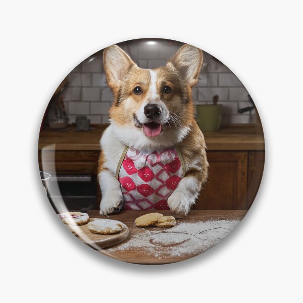 Item preview, Baking Corgi Apparel - Cottagecore Dog Design - Retro Kitchen Merch designed and sold by GetDrip264.