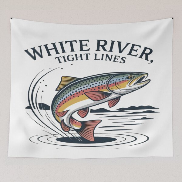 Item preview, White River Tight Lines – Vintage Arkansas Fishing Vibes  designed and sold by Globalcitytees.