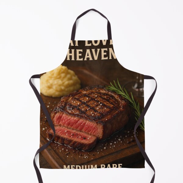 Item preview, Juicy Ribeye Steak Poster – Meat Lovers Art Print designed and sold by HAFIZ-DP.