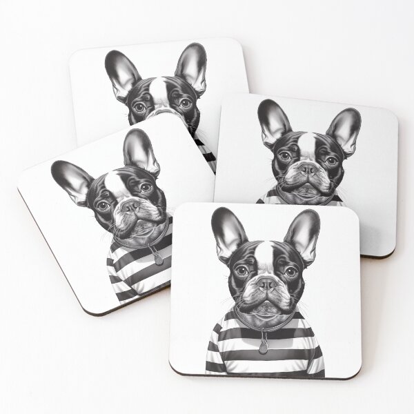 Item preview, black and white french bulldog designed and sold by RichiMoreno.