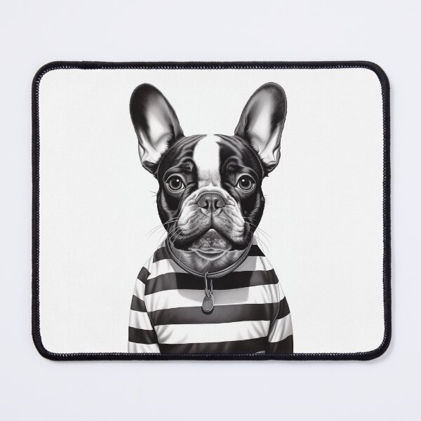 Item preview, black and white french bulldog designed and sold by RichiMoreno.