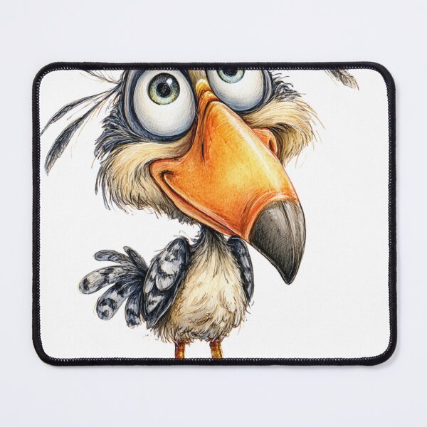 Item preview, Quirky Bird with Surprised Eyes designed and sold by CHILDRENSJOY.