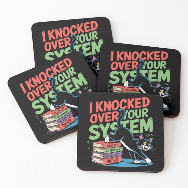 Item preview, I Will Not Yield To Disrespectful Men – I Knocked Over Your System Cat Shirt designed and sold by Slavicsoul.