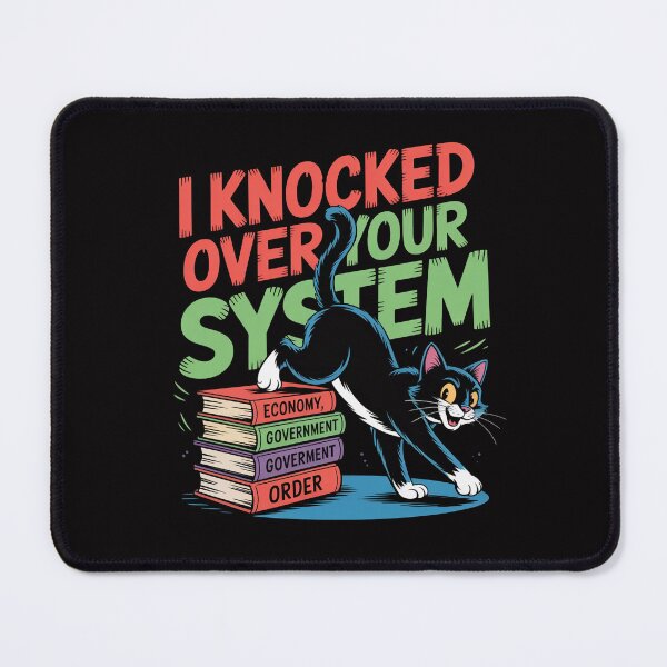 Item preview, I Will Not Yield To Disrespectful Men – I Knocked Over Your System Cat Shirt designed and sold by Slavicsoul.