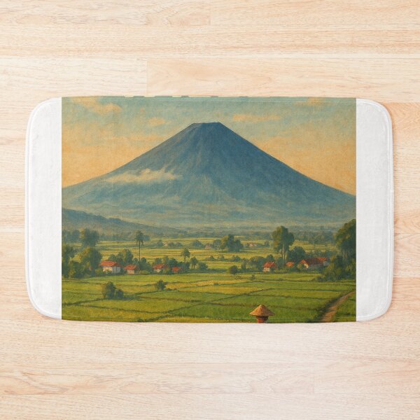 Item preview, Kerinci Valley View with Mount Kerinci designed and sold by Places On Earth.