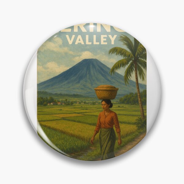 Item preview, Kerinci Valley Woman and Tropical Landscape designed and sold by Places On Earth.