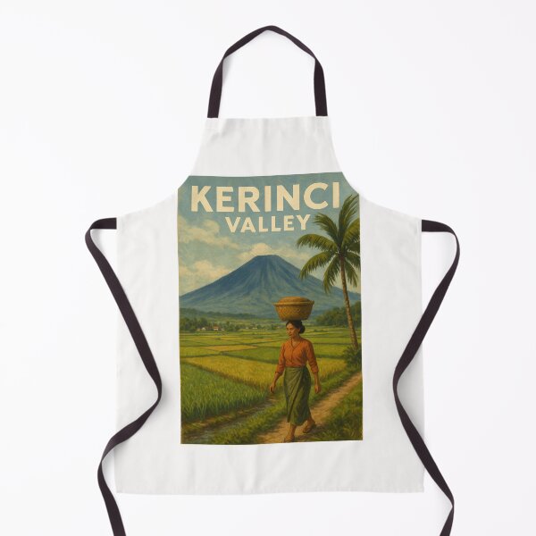 Item preview, Kerinci Valley Woman and Tropical Landscape designed and sold by Places On Earth.