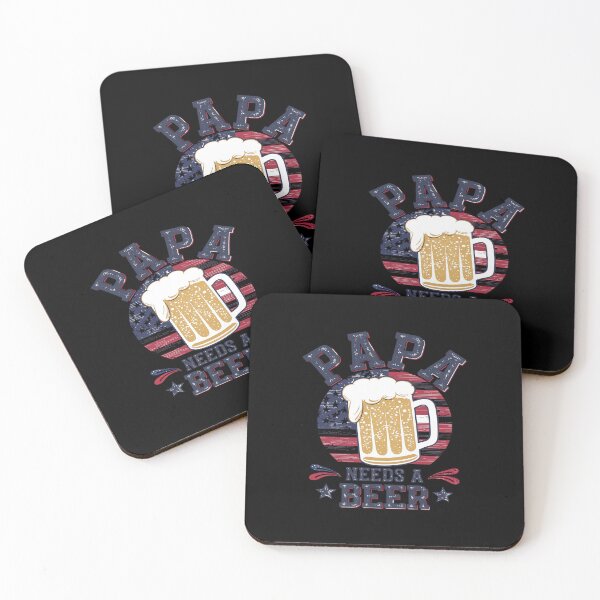 Item preview, Papa Needs A Beer Funny Fathers Day Dad Drinking designed and sold by splindoershop.