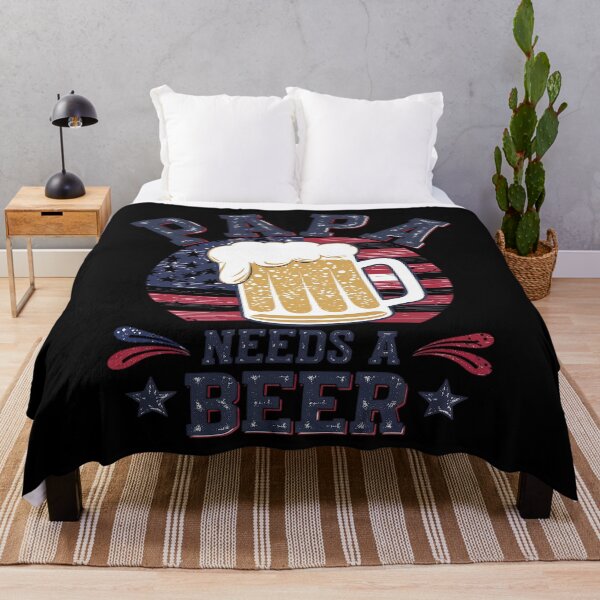 Item preview, Papa Needs A Beer Funny Fathers Day Dad Drinking designed and sold by splindoershop.