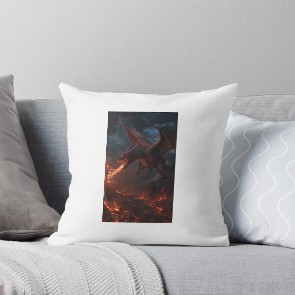 Item preview, Inferno Glide Dragon — Epic Fantasy Glitch Ar designed and sold by DopDropArt.
